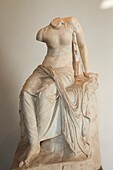 Italy, Rome, The Palatine, Palatine Museum, Marble Statue of a Nymph