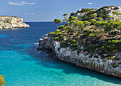 Bucht, Cala S Almunia, Santanyi, Mallorca, Spanien