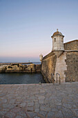 Harbour fortress in Lagos at the evening, Lagos, Algarve, Portugal, Europe