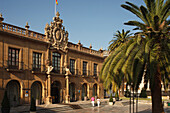 Hotel de la Reconquista, historic hostel from 18th century, calle Gil de Jaz 16, Oviedo, Camino Primitivo, Camino de Santiago, Way of Saint James, pilgrims way, province of Asturias, Principality of Asturias, Northern Spain, Spain, Europe