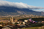 Hotel Marques de Riscal, architect Frank Gehry, Bodega Herederos del Marques de Riscal, winery, Elciego, village, La Rioja Alavesa, province of Alava, Basque Country, Euskadi, Northern Spain, Spain, Europe