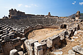 Roman Theatre, Xanthos, lycian coast, Lycia, Mediterranean Sea, Turkey, Asia