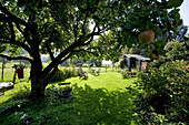 Der Garten des Ehepaares Chalupka, Hestoft, Schlei, Schleswig-Holstein, Deutschland, Europa