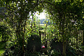 The garden of the married couple Chalupka, Hestoft, Schlei, Schleswig-Holstein, Germany, Europe
