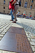 Denkmal zur Erinnerung an die Bücherverbrennung, Bebelplatz, Unten den Linden, Berlin Mitte, Berlin, Deutschland