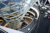 Detail des MyZeil Einkaufszentrums, Architekt Massimiliano Fuksas, Frankfurt, Hessen, Deutschland, Europa