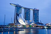 Singapore City, Marina Bay Sands, Hotel Marina Bay.