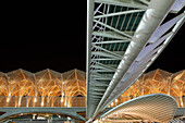 Oriente railway station. The Oriente station is the main modern railway station in Lisbon, designed by Santiago Calatrava