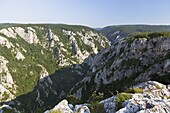 The gorge of Zadiel in the slovak karst  The gorge was created by the collapsing of several caves  The National Park Slovak Karst is protecting the Karst region and the UNESCO world heritage of the caves of the Aggtelek and Slovak karst  Europe, East euro