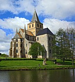 Abbey church, Cerisy-la-Foret, Manche department, Lower Normandy, France