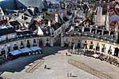 View of city from Philippe le Bon Tower, Dijon, Côte-d´Or departement, Burgundy, France