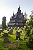 Europe, Norway, Heddal, Heddal Stave church