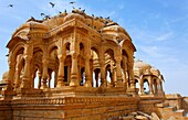India - Rajasthan - the Royal Cenotaphs near Jaisalmer