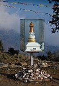 Osel Ling Buddhist center in the Alpujarra, Granada, Andalusia, Spain