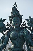 Statue of the Goddess Tara in Osel Ling Buddhist center in the Alpujarra, Granada, Andalusia, Spain