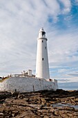 St Mary´s Lighthouse in Whitley Bay on the Northumberland Coast