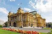Marshal Tito Square, Croatian National Theatre, Zagreb, Croatia