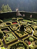 Garden, Castle at Pieskowa Skala, Poland