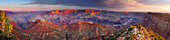 Panorama of Grand Canyon, Desert View Point, Grand Canyon National Park, UNESCO World Heritage Site Grand Canyon, Arizona, Southwest, USA, America