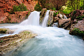 Wasserfall, Havasu, Supai, Grand Canyon, Grand Canyon Nationalpark, UNESCO Weltnaturerbe Grand Canyon, Arizona, Südwesten, USA, Amerika