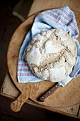 Home-baked bread, Klein Thurow, Roggendorf, Mecklenburg-Western Pomerania, Germany