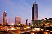 Indonesia-Jakarta City-Tugu Selamat Datang Square-Bundaran Hi Avenue