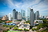 Indonesia-Jakarta City-Business Dstrict at South Central Jakarta