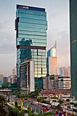 Indonesia-Jakarta City-Mohammad Husni Thamrin Avenue-Downtown Jakarta