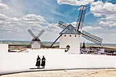 Spain-Spring 2011, La Mancha Region ,Campo de Criptana City,windmills