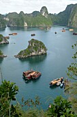 Asia, Southeast Asia, Vietnam, North East, Halong bay, limestone islets