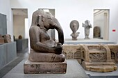 Asia, Southeast Asia, Vietnam, Centre region, Da Nang Museum of Cham art and sculpture, Elephant god Ganesha sculpture