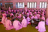 Myanmar (Burma), Yangon State, Yangon, Buddhist nuns Convent