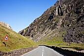 Wales,Gwynedd,Snowdonia National Park,Llanberis Pass