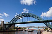 England,Newcastle,Bridges over Tyne River
