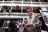 England,London,Pearly King