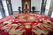Vietnam,Vietnam,Ho Chi Minh City,Reunification Palace,Carpet with Dragon Motif