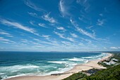 SOUTH AFRICA  - WESTERN CAPE PROVINCE -  THE BEACH OF KEURBOUMSTRAND  AND THE INDIAN OCEAN