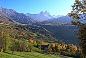 France, Savoie (73), the Aiguilles d'Arves landscape since Albiez-Montrond, Arvan valley of Maurienne