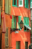 France, Alpes-Maritime (06), Nice, narrow streets and colorful facades of the old town