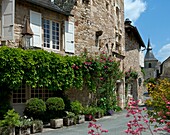 France, Correze (19), Turenne, village labeled The Most Beautiful Villages of France, the village street