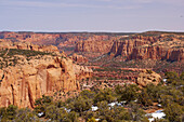 View over Betatakin Canyon, Betatakin Area, Navajo National Monument, Navajo Indian Reservation, Arizona, USA, America