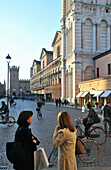 Piazza Trento e Trieste und kathedrale, Ferrara, Emilia Romagna, Italien