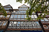 Fachwerkhäuser in der Altstadt, Hannoversch Münden, Weserbergland, Niedersachsen, Deutschland, Europa