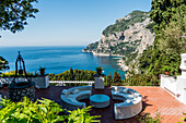 Blick auf Marina Piccola, Capri, Kampanien, Italien