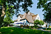 Restaurant Roter Haubarg in Witzwort, Husum, Northern Frisia, Schleswig-Holstein, Germany