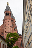 Der Hohe Dom zu Mainz, die Bischofskirche der römisch-katholischen Diözese Mainz, Mainz, Rheinland-Pfalz, Deutschland, Europa