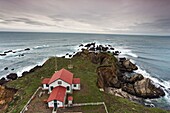 USA, California, Northern California, North Coast, Point Arena, Point Arena Lighthouse, view from the tower