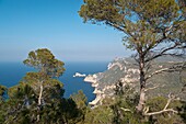 Es Amunts coast, Sant Antoni de Portmany, Ibiza, Balearic Islands, Spain