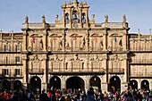 Main Square and Town Hall, Salamanca, Castilla y León, Spain