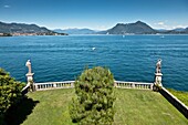 Garden of isola bella, Lake Maggiore, Italy.